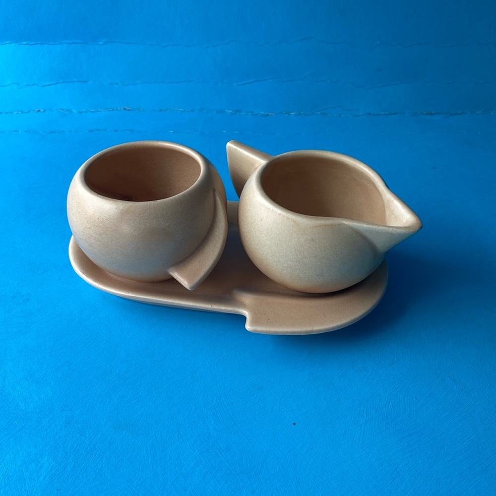 Rare Art Deco Sugar & Creamer